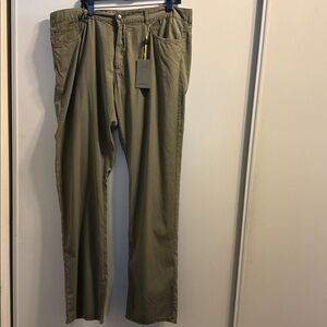 Canali Olive Trousers